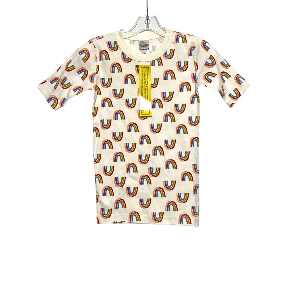 Hanna Andersson Organic Cotton Rainbow Pajama Top Shirt 160 cm US 14-16 NWT